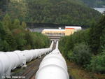 Das Pumpspeicherwerk von oben Das Pumpspeicherwerk von oben