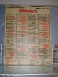 Abfahrtstafel Karl-Marx-Stadt von 1964