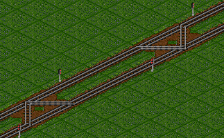 Double track line