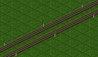Double track line