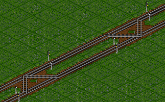 Double track line