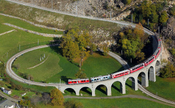 Circular viaduct Brusio