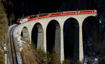 Landwasserviadukt in Switzerland